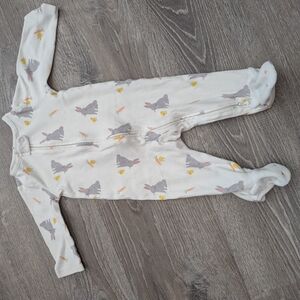 Adorable Gray and Yellow Kids One Piece